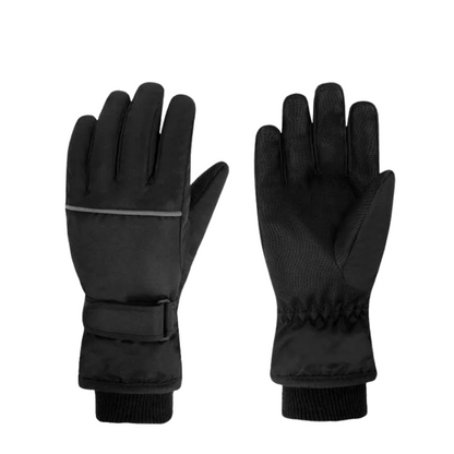 Skihandsker sorte set forfra
