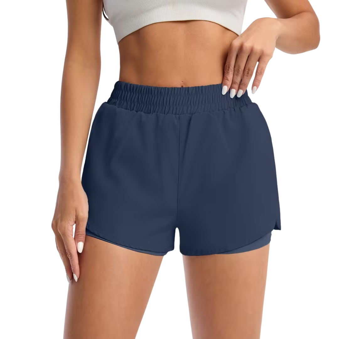 Dame Sportsshorts – Elastisk Talje – Med Lommer