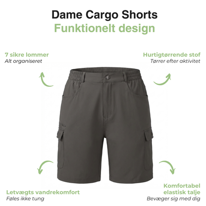 Dame Hiking Cargo Shorts – 7 Lommer – Outdoor & Vandring