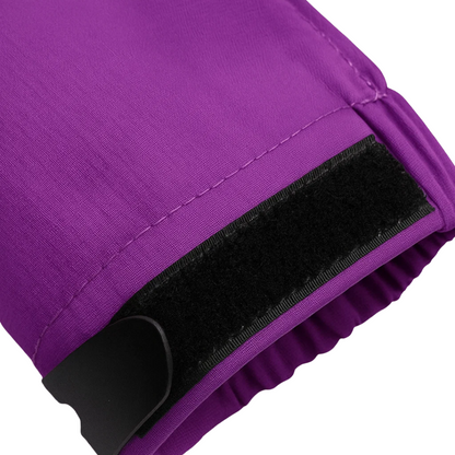 Softshell jakke dame i lilla i naturligt lys