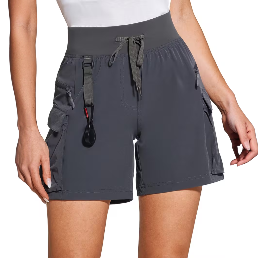 Dame Sportsshorts – Letvægt – Med Lynlåslommer & Snøre
