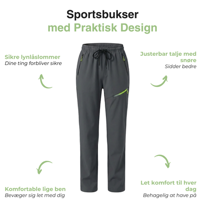 Dame Sportsbukser – Lige Ben – Med Snøre