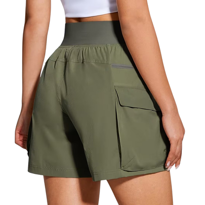 Dame Sportsshorts – Letvægt – Med Lynlåslommer & Snøre