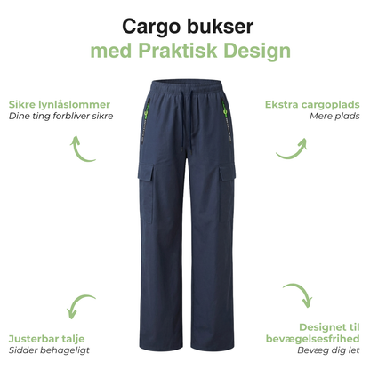 Dame Cargo Bukser – Snøre i Taljen – Casual & Outdoor