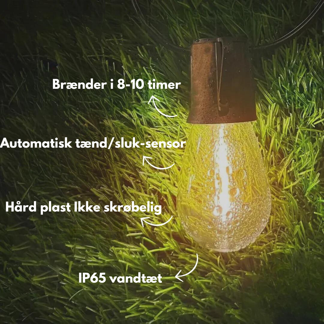 OutdoorHaven | solcelledrevet LED-lyskrans