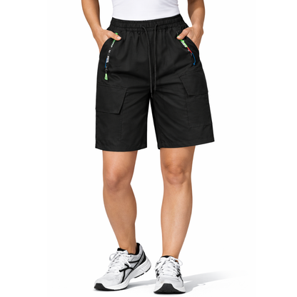 Dame Casual Sommer Shorts – Snøre i Taljen – Flere Lommer
