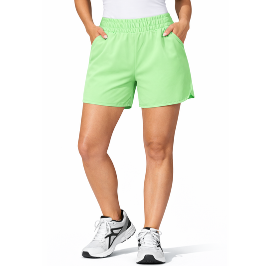 Dame Sportsshorts – Elastisk Talje – Med Lommer