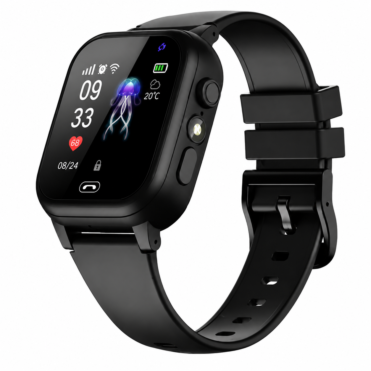 Børnesmartwatch med GPS-lokation, Videoopkald & SOS – SafeTrack Watch