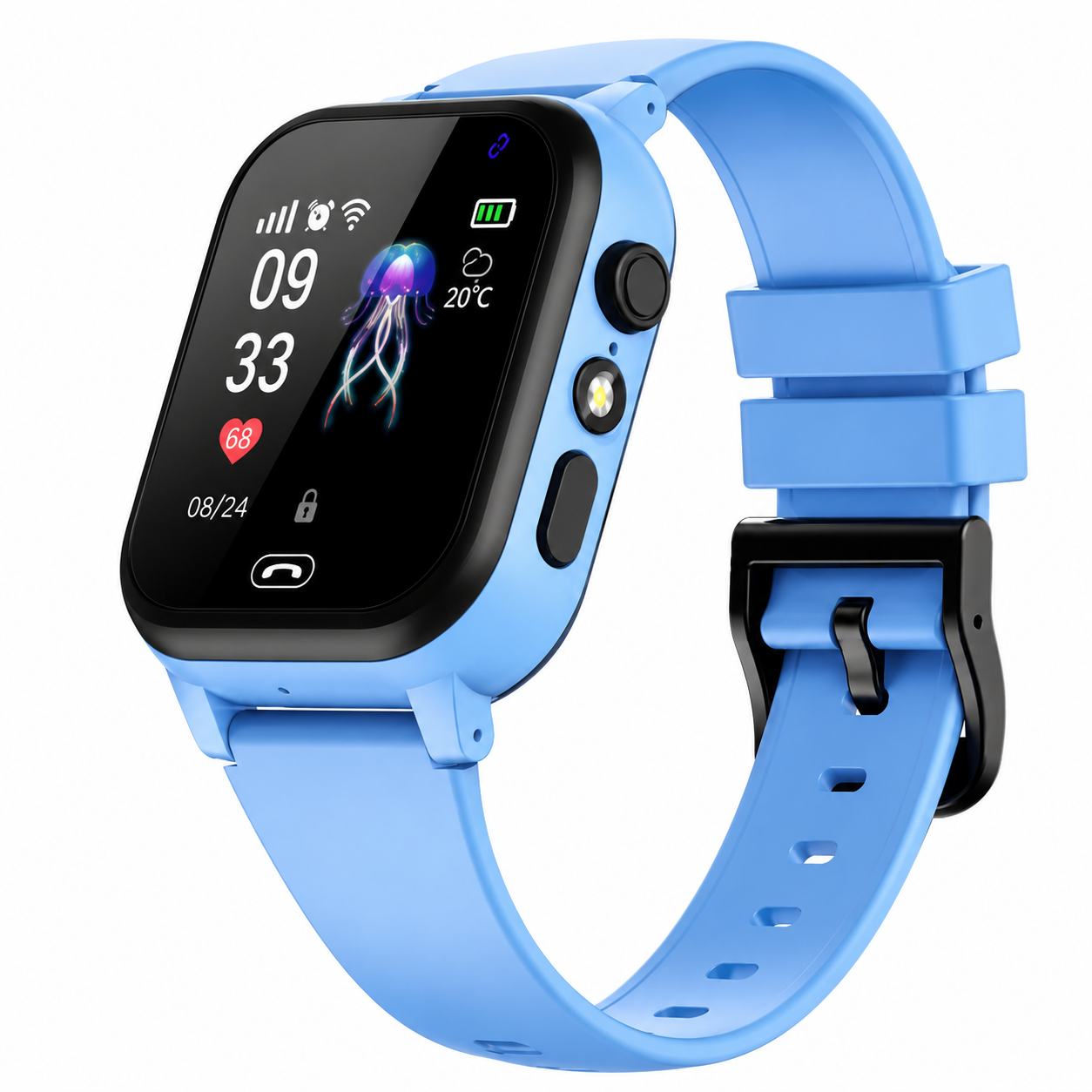Børnesmartwatch med GPS-lokation, Videoopkald & SOS – SafeTrack Watch