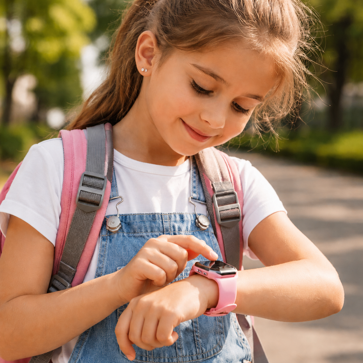 Børnesmartwatch med GPS-lokation, Videoopkald & SOS – SafeTrack Watch