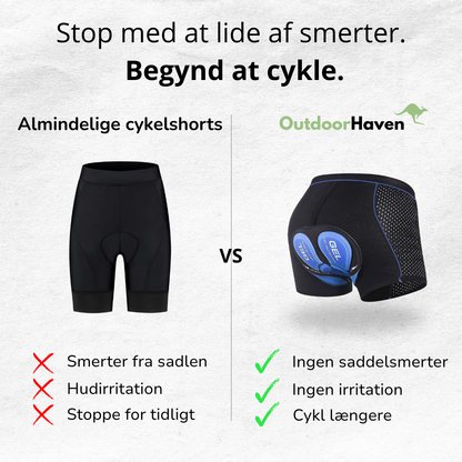 Gelpolstrede sykkelshorts - menn og kvinner