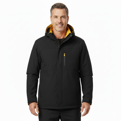 Herrejakke – Vandtæt – Med Hætte – Efterår