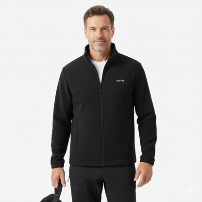 Herre Fleecejakke – Sporty – Outdoor Varm