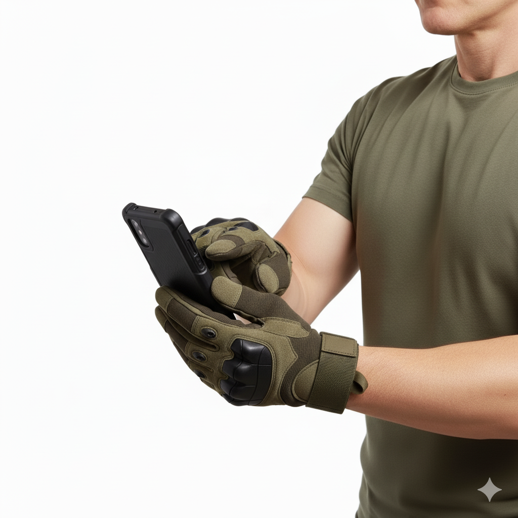 Taktiske Handsker – Knyttebeskyttelse – Anti-Slip & Touchscreen