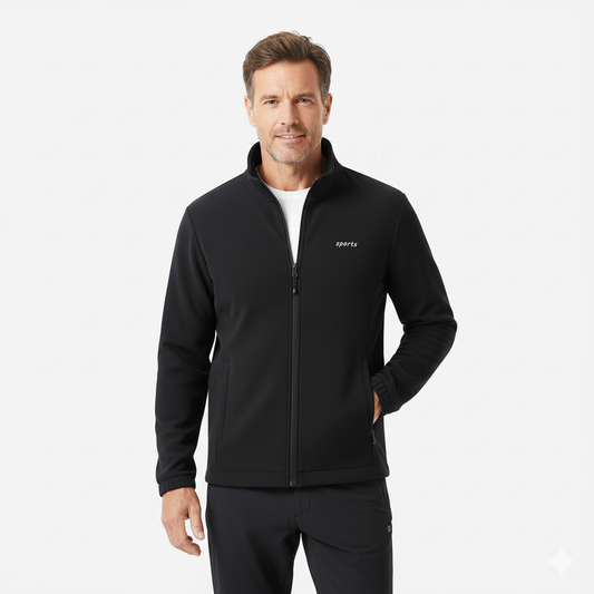 Herre Fleecejakke – Sporty – Outdoor Varm