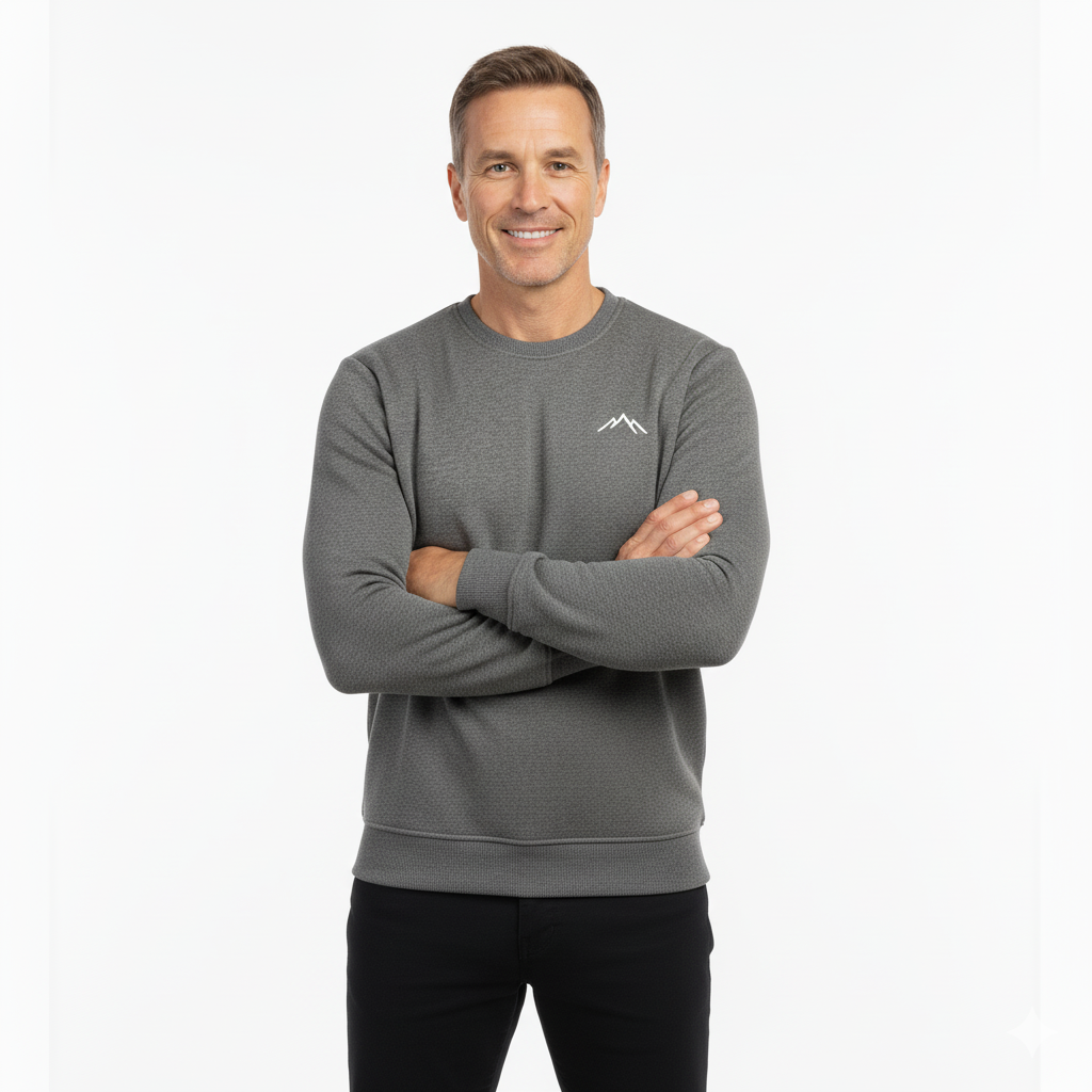 Varm Trøje – Fleeceforet – Herre Sweatshirt