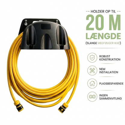 Slangeholder Vægmontering - Holder op til 20M - Uden Filtring
