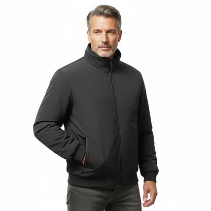 Herre Fleecejakke – Ståkrave – Varm & Komfortabel