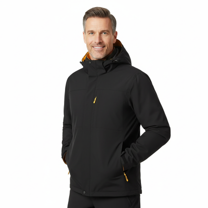 Herrejakke – Vandtæt – Med Hætte – Efterår