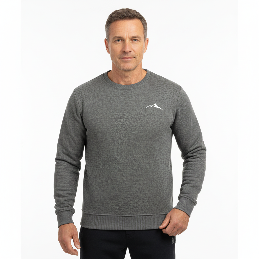 Varm Trøje – Fleeceforet – Herre Sweatshirt