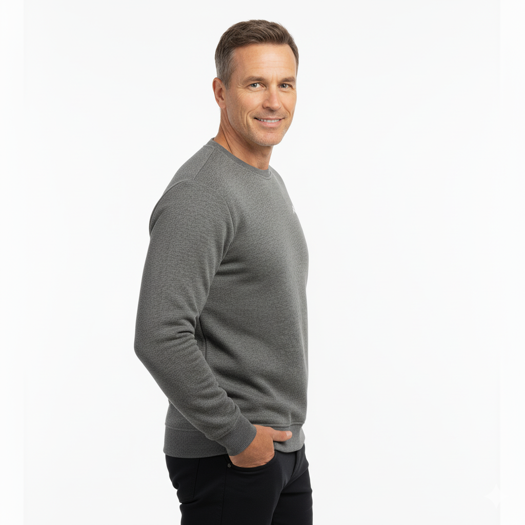 Varm Trøje – Fleeceforet – Herre Sweatshirt