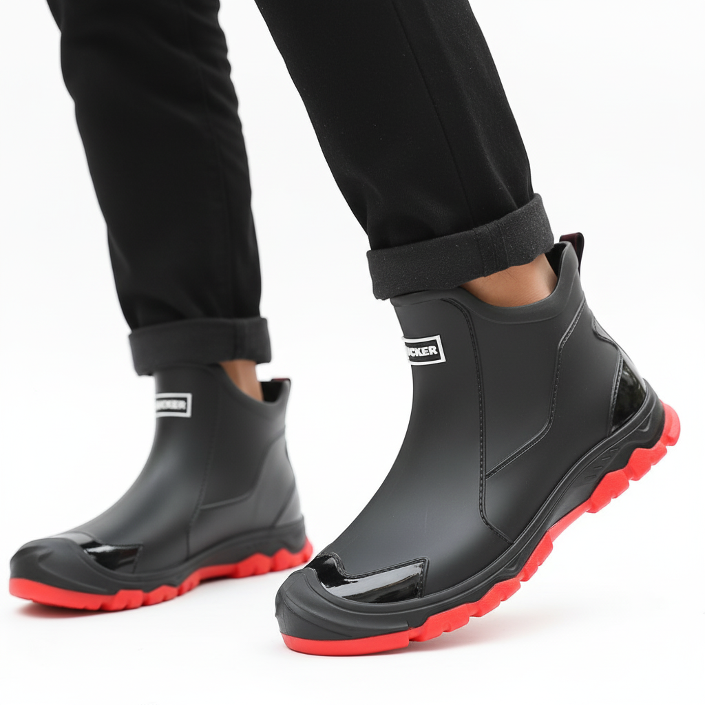Vandtætte Støvler – Skridsikre – Ankelhøje Regnstøvler