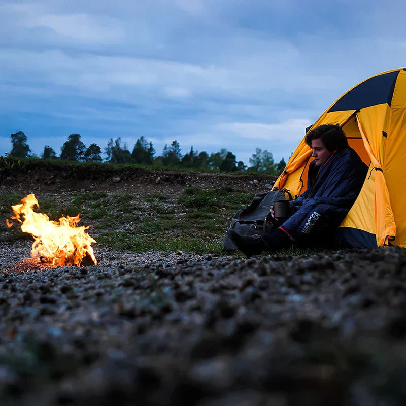 Ultralet kuvert-sovepose - vandtæt og varm - camping