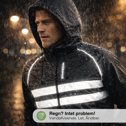 Vindjakke – vandtæt, reflekterende windbreaker