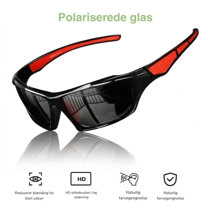 Polariseret sportsbrille UV400 – HD-linser, ultralet