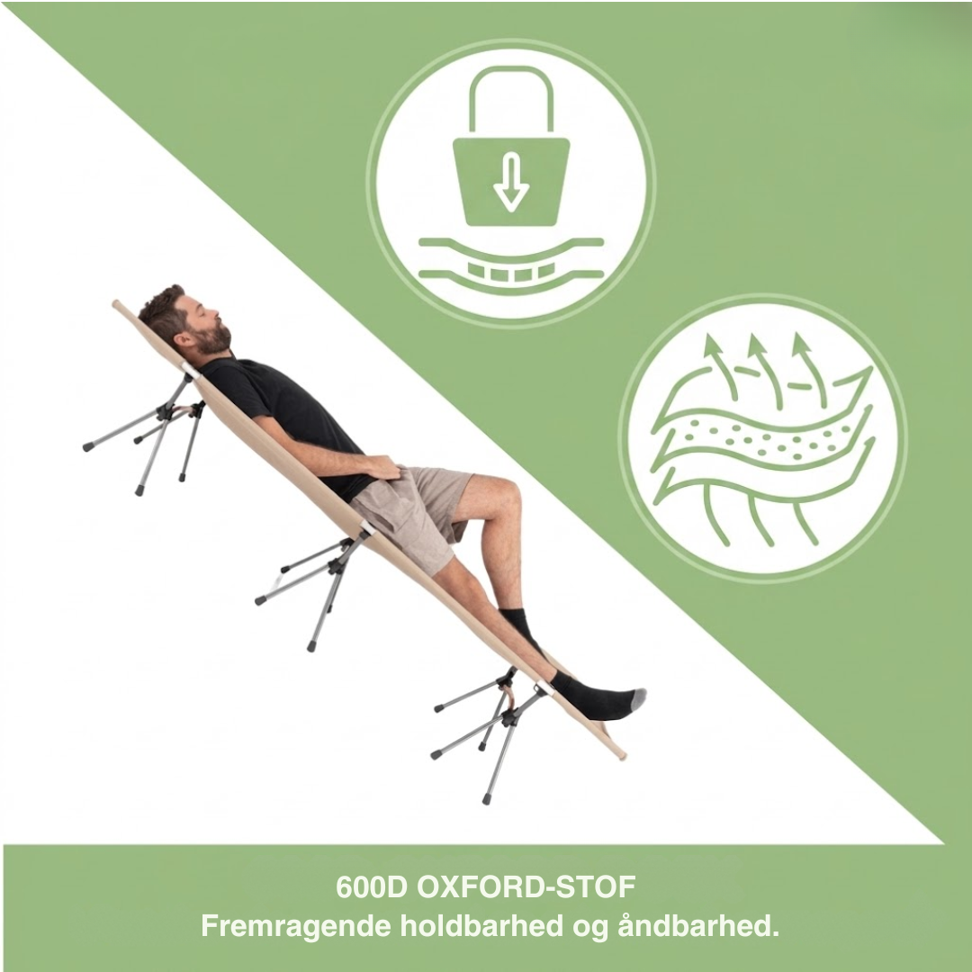 Ultralet foldbar camping­seng – bærbar udendørs seng