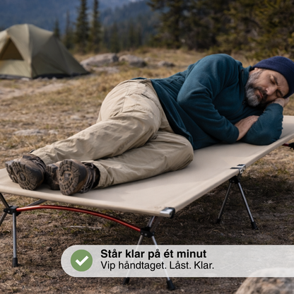 Ultralet foldbar camping­seng – bærbar udendørs seng