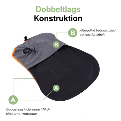Oppustelig rejsepude til camping – ultralet og foldbar