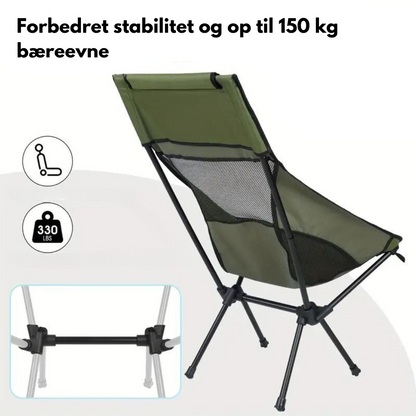 OutdoorHaven - Sammenklappelig Campingstol - Comfort+