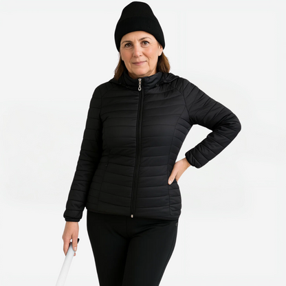 Dame Efterårsjakke – Letvægt & Vandafvisende – Med Hætte