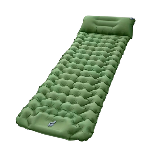 Luftmadras - camping - indbygget pumpe