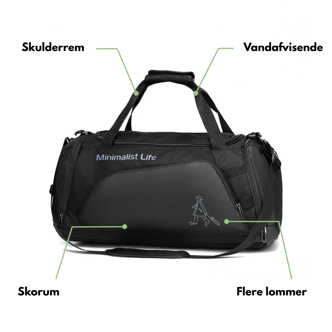 Vannavvisende Treningsduffel – Flere Rom