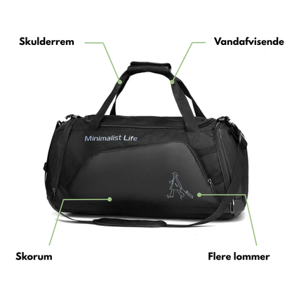 Vannavvisende Treningsduffel – Flere Rom