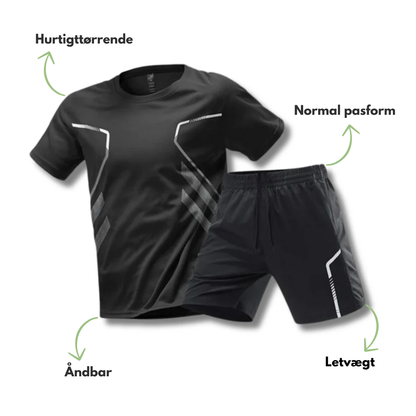 Herre sportsæt – letvægt & åndbart