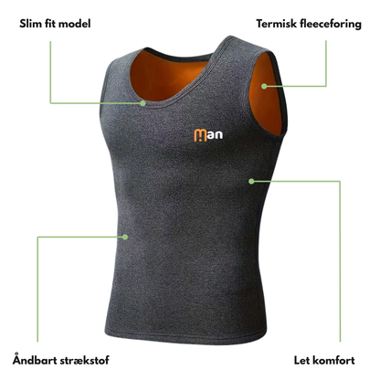 Herre Thermo Tanktop – Fleece – Varm
