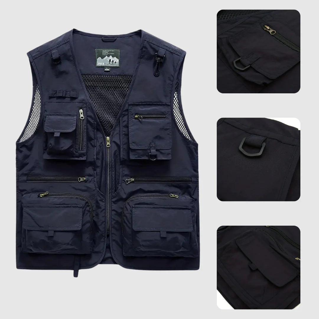 Udendørs bodywarmer - til fiskere