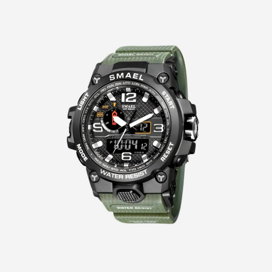 Herre Outdoor Ur med Kompas – Survival, Sport & Bjergture