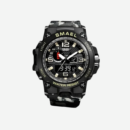 Herre Outdoor Ur med Kompas – Survival, Sport & Bjergture