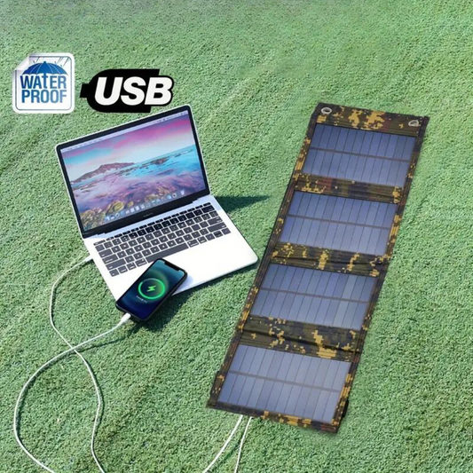 Sammenklappeligt solpanel - 1 USB-port