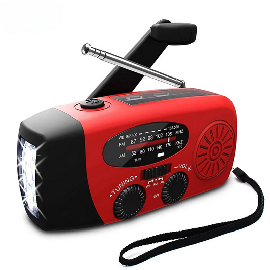 Nødradio - Radio, Powerbank, Lommelygte - #1 ved Nødsituationer