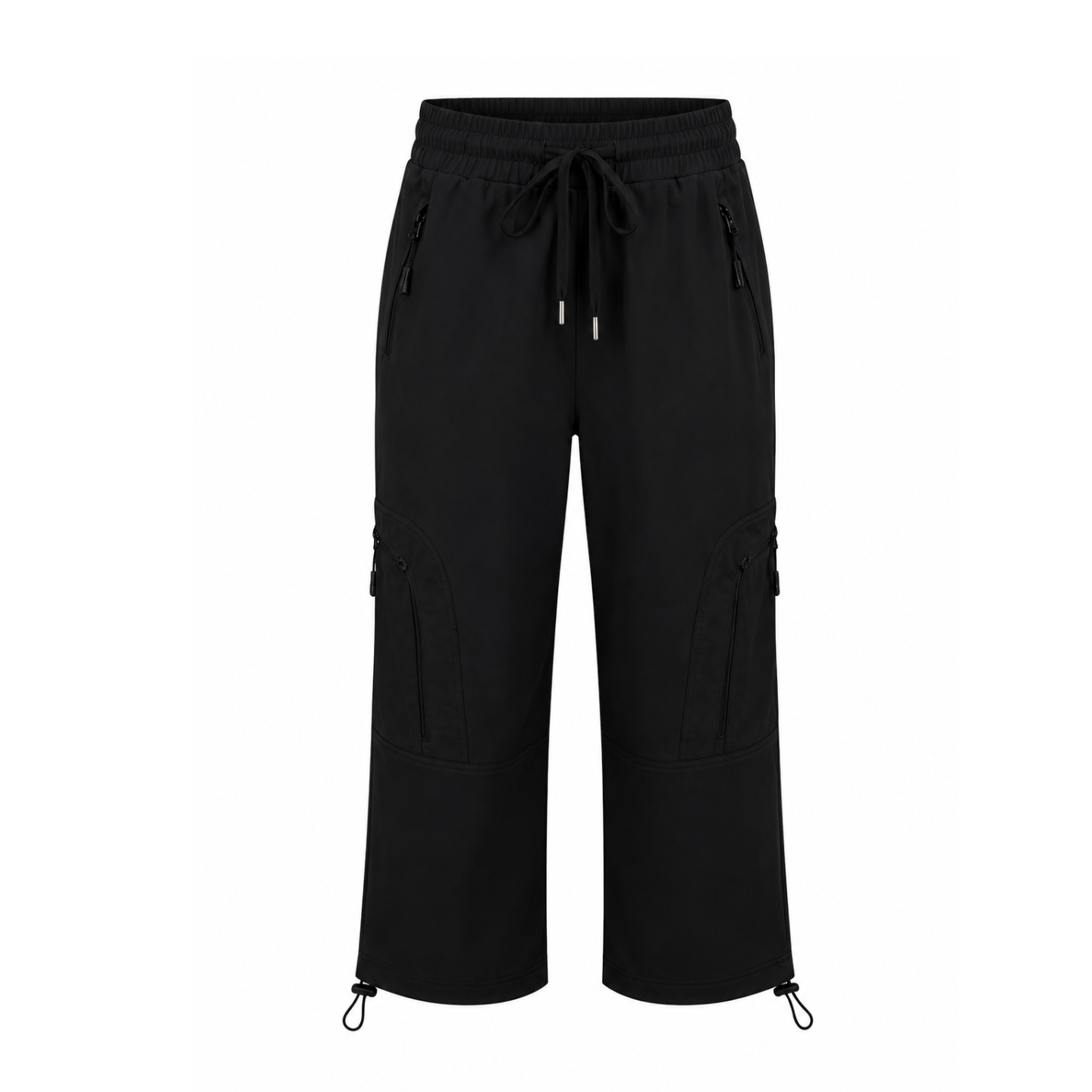 Dame Outdoor Capri – Åndbare Stretch Vandrebukser med Lynlåslommer