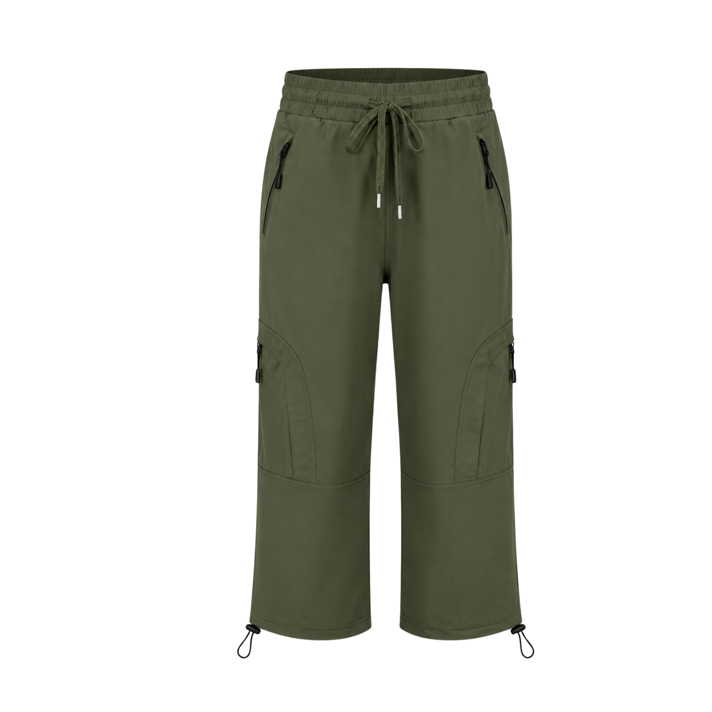 Dame Outdoor Capri – Åndbare Stretch Vandrebukser med Lynlåslommer