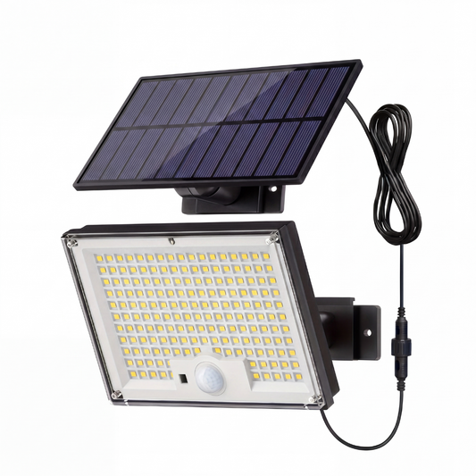 Solardrevet Projektør med Bevægelsessensor – 172 LED – IP65