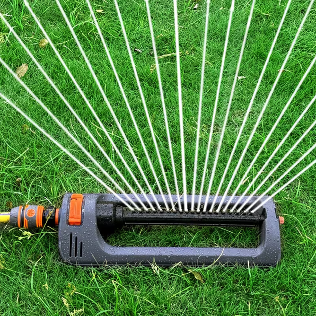 Oscillerende Plænesprinkler – 16 Dyser – Automatisk Havevanding