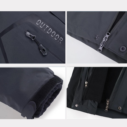 Herre Softshell Sæt – Outdoor Jakke – Vandrebukser