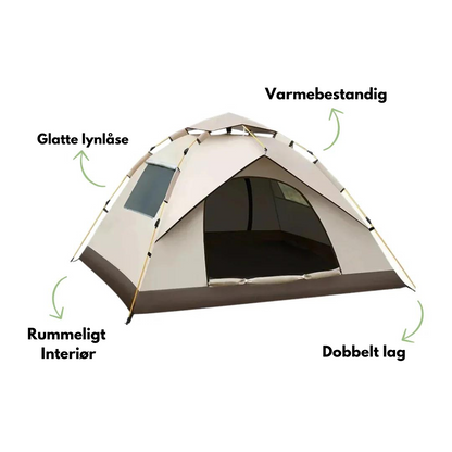 3 Sekunders Telt - Camping